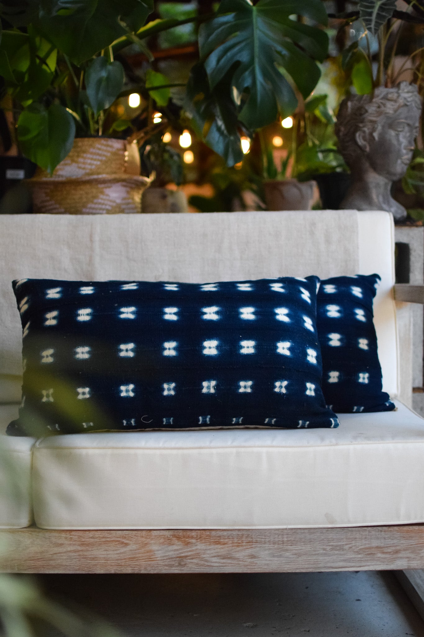 Baxter Lumbar Mudcloth Pillow Cover