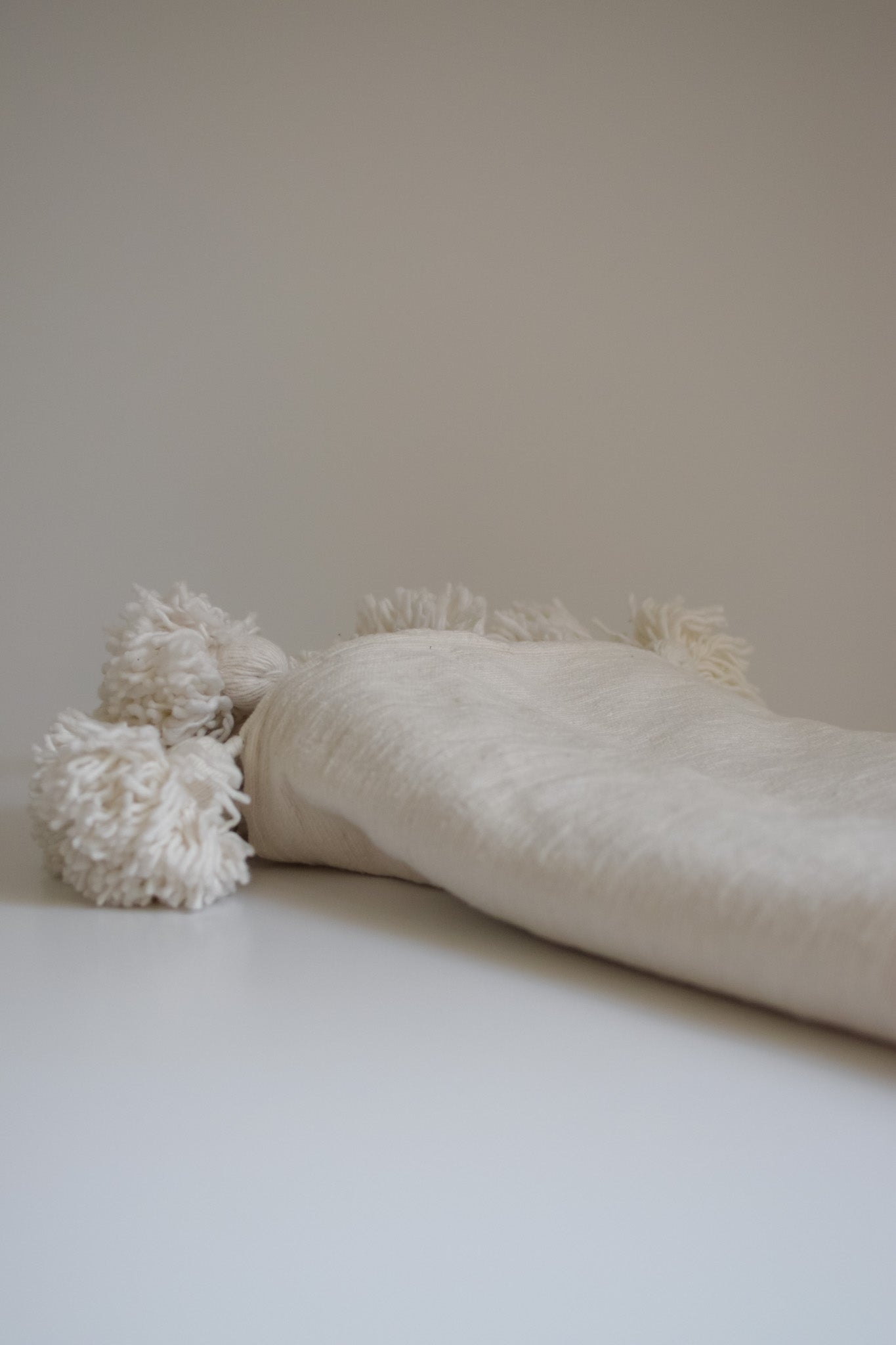 Meade Moroccan Pom Pom Blanket