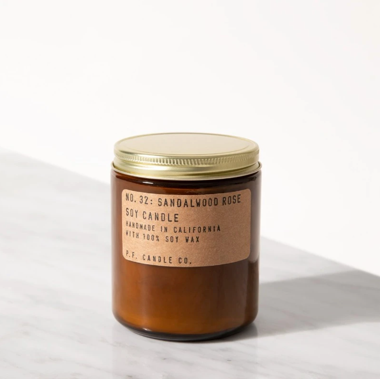 Sandalwood Rose Soy Candle - 7.2oz
