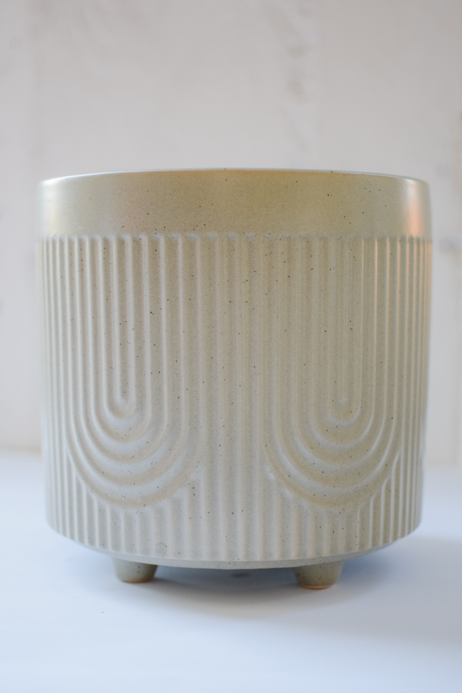 8" Deco Footed Planter