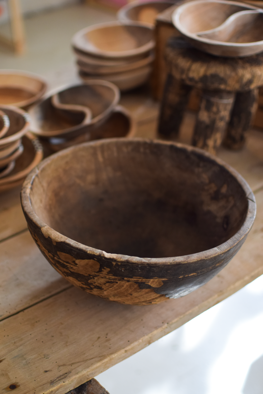 Carved African Bowls