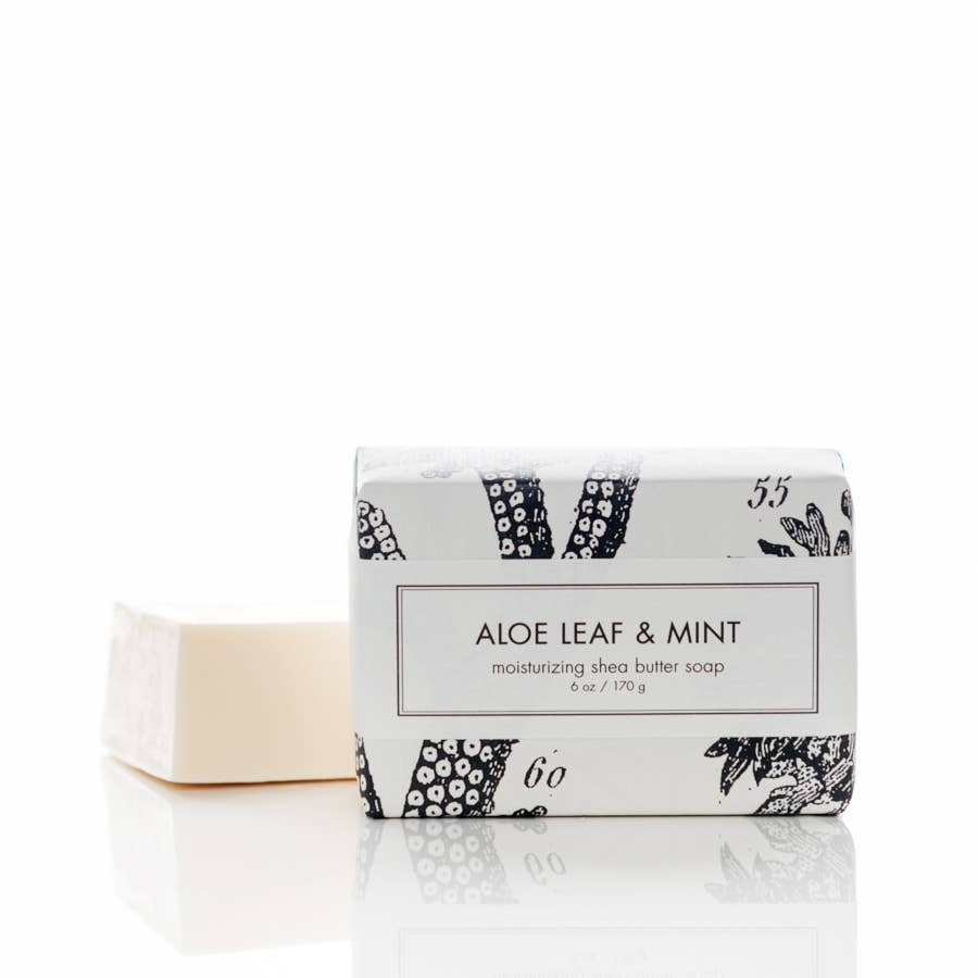 ALOE LEAF & MINT BATH BAR