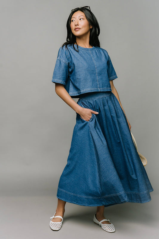The Jane Denim Top