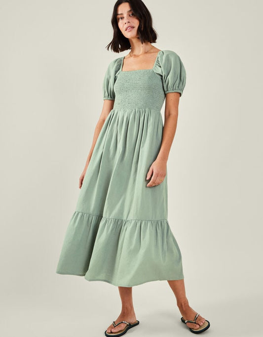 The Eden Mint Midi Dress