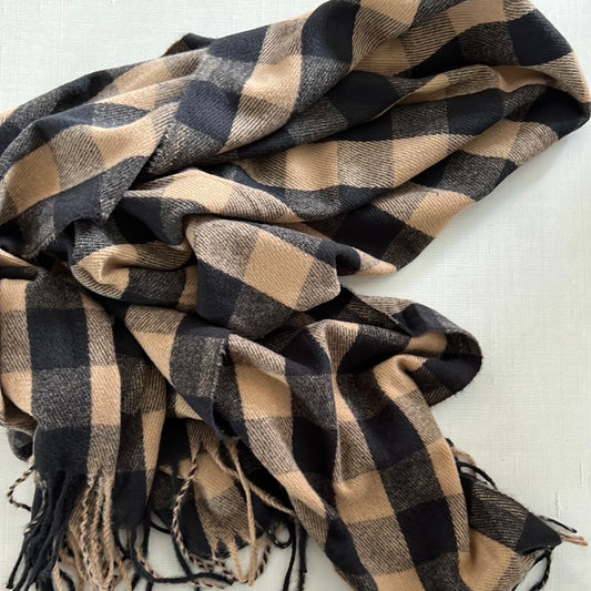 Checked Scarf