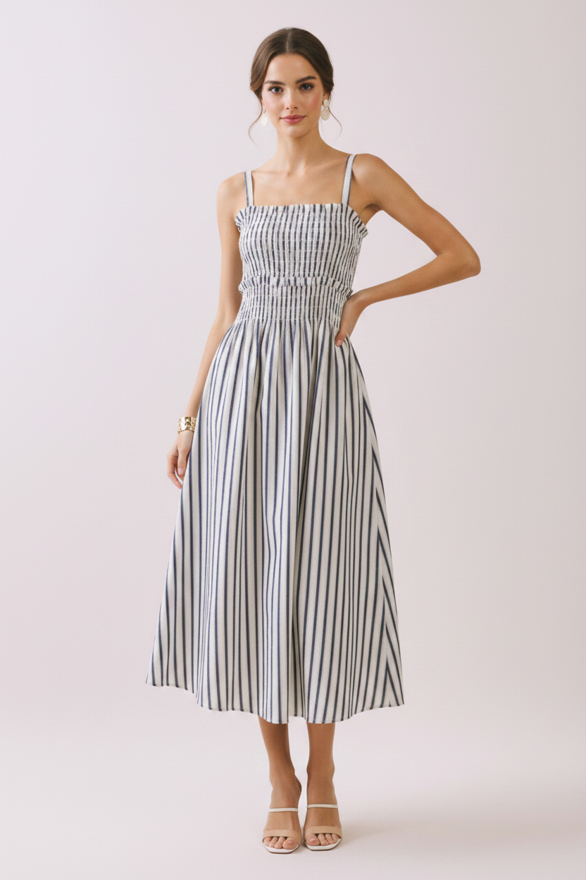 The Anna Midi Stripe