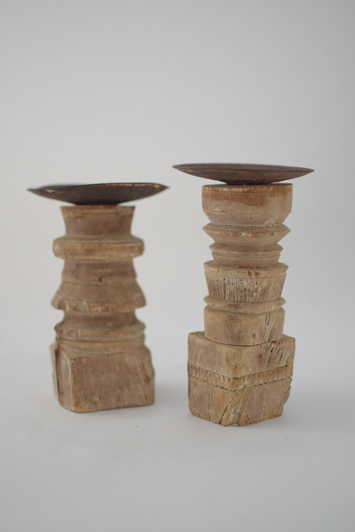 Daksh Carved Candle Stand