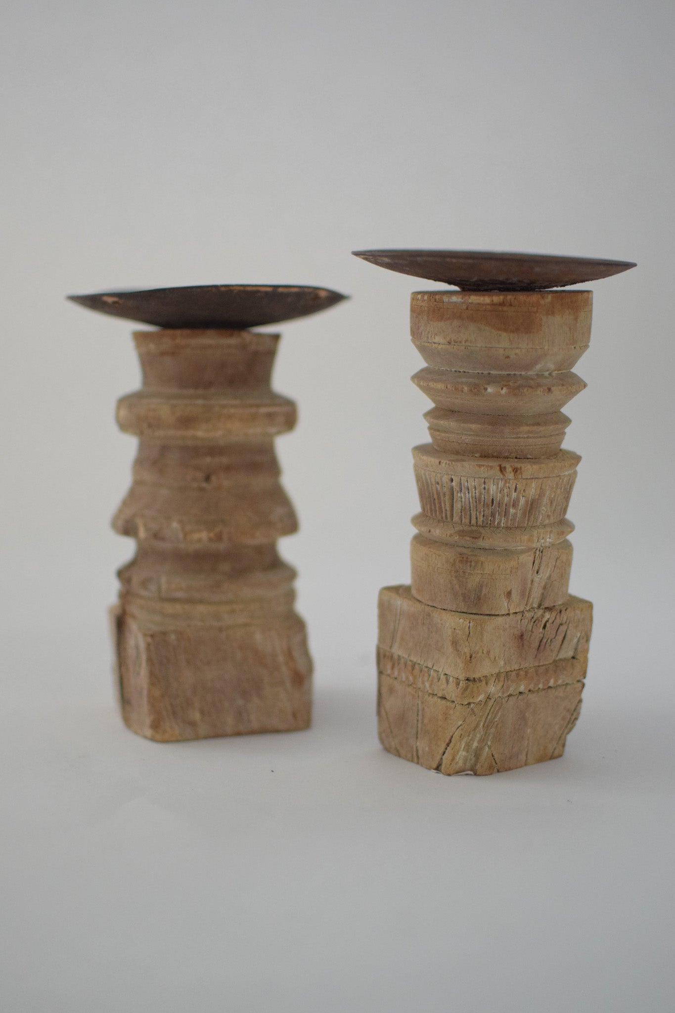 Daksh Carved Candle Stand