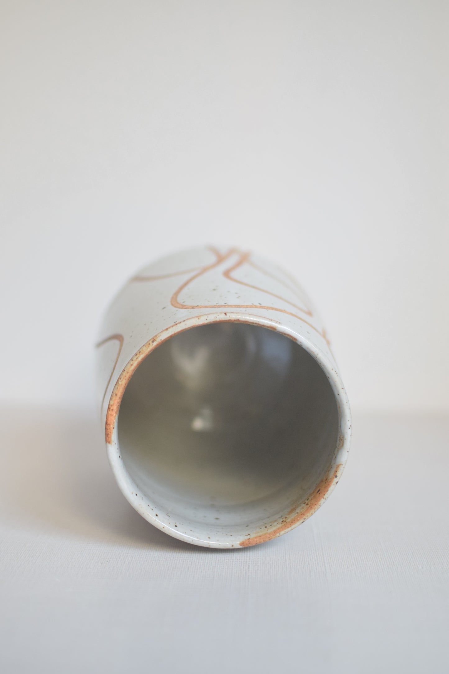 Speckled Linework Vase