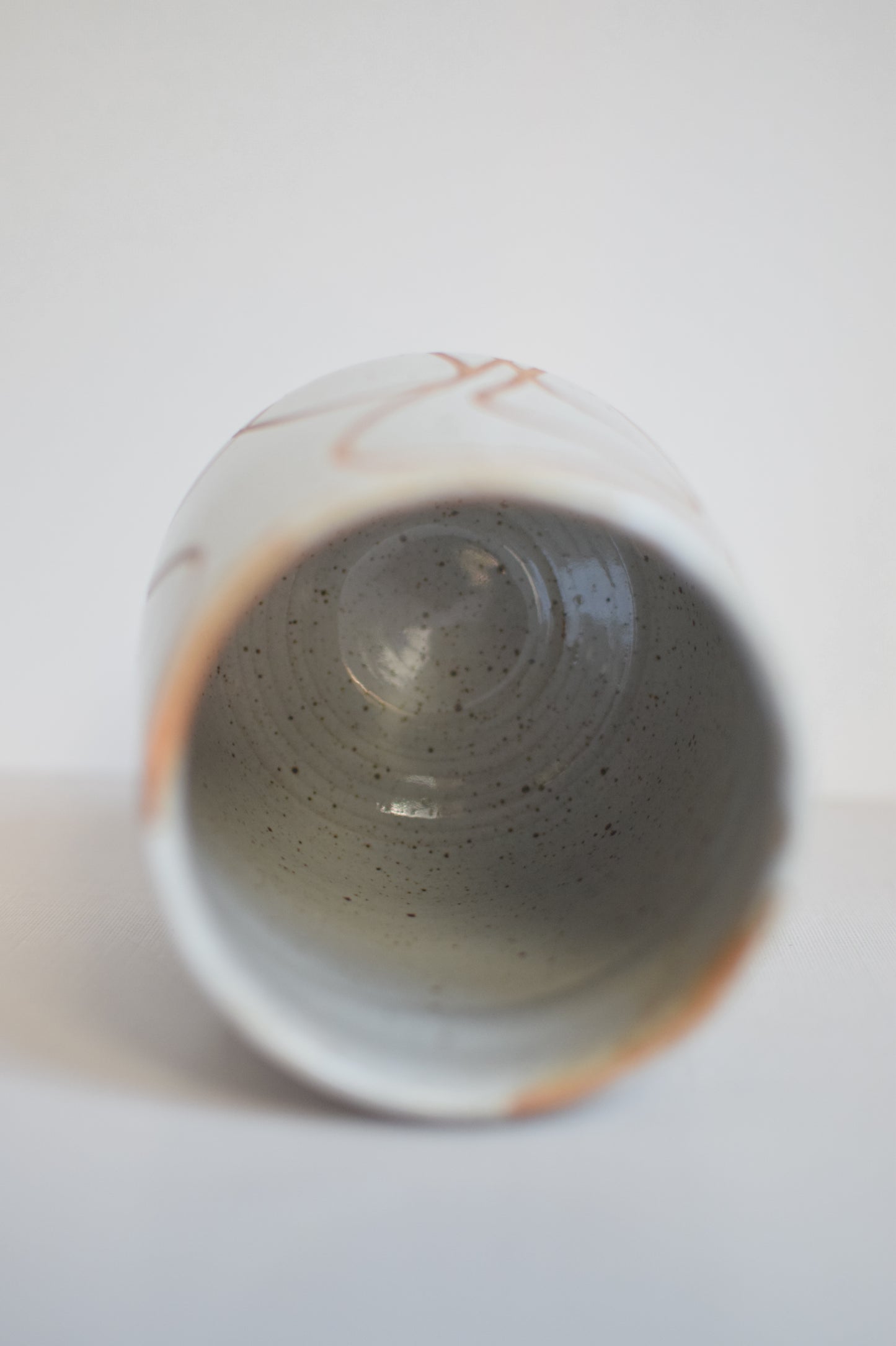 Speckled Linework Vase