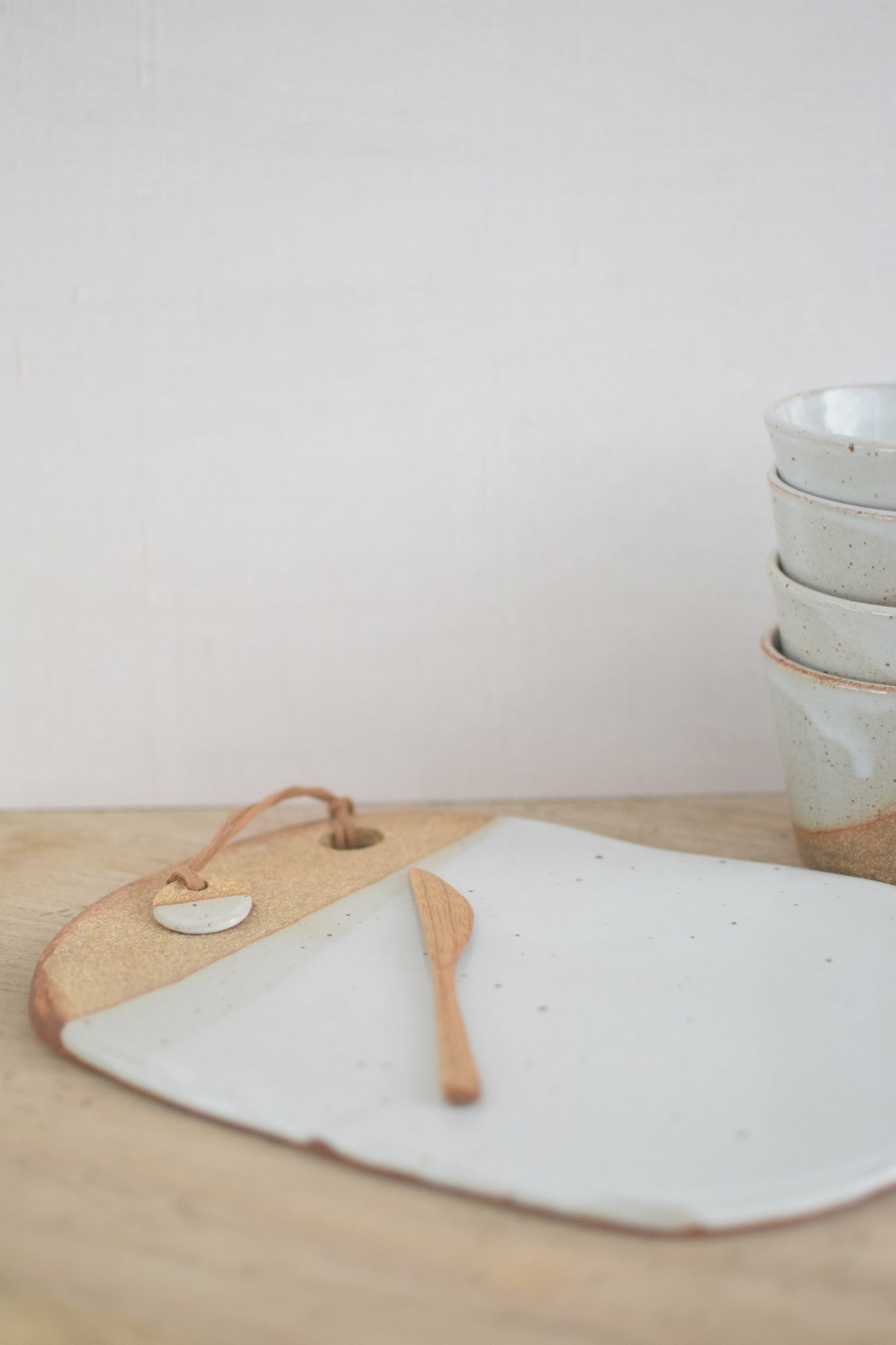 Olive Cheese Plate & Knife