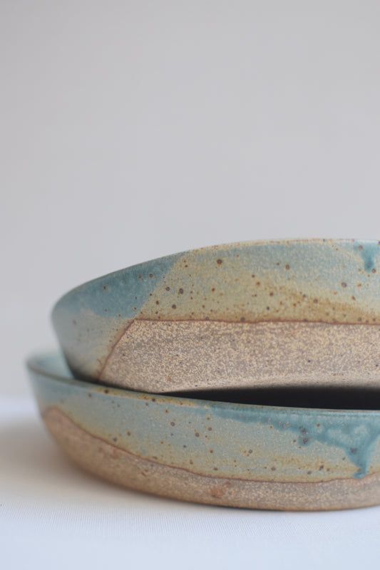 Desert Turquoise Pasta Bowl