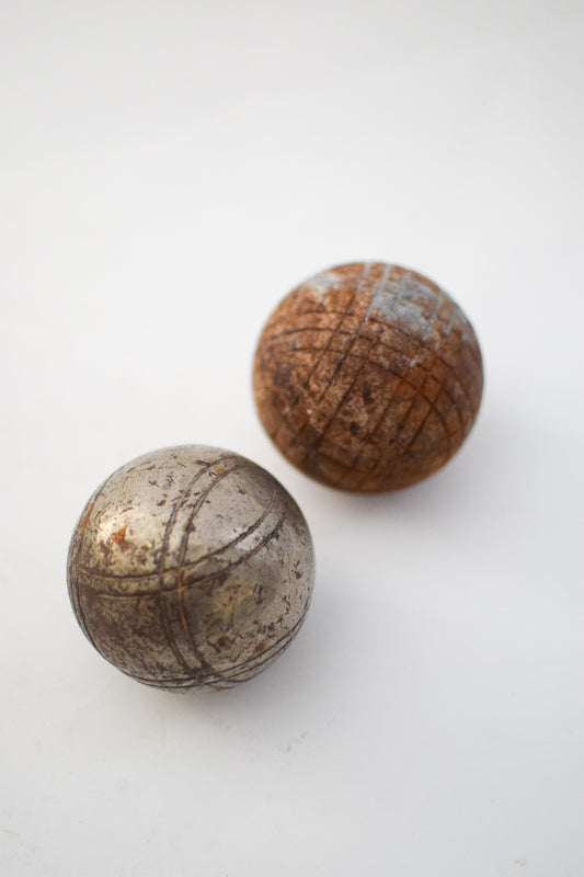 Antique French Petanque Set