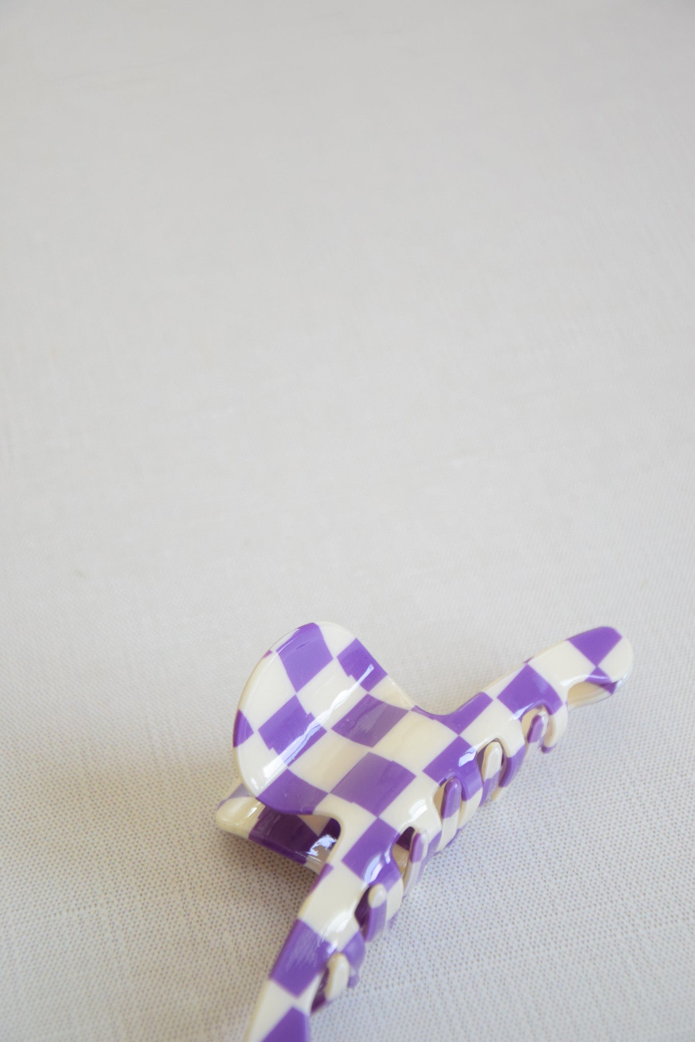 Checkers Claw Clips Purple