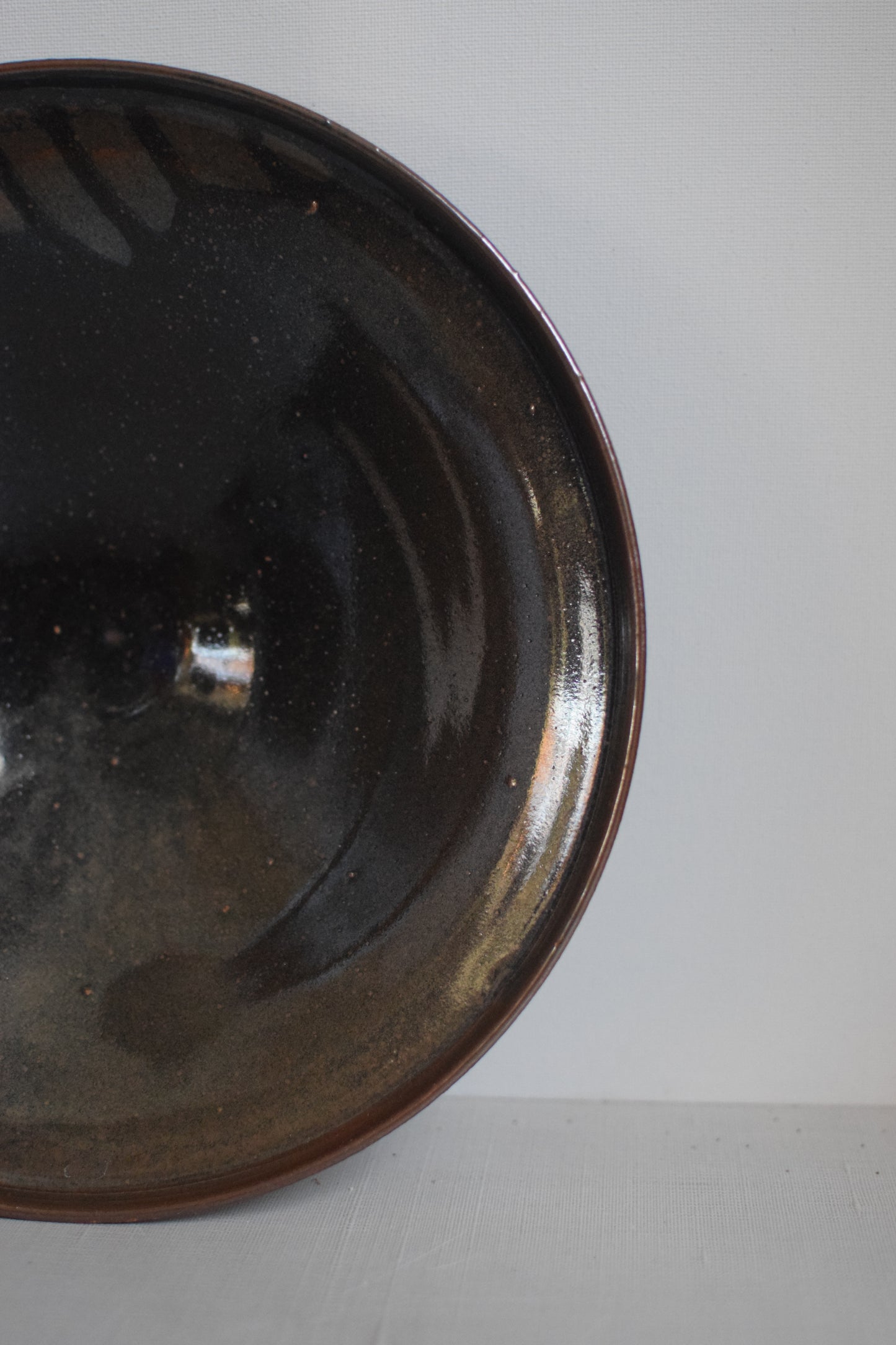 Dark Copper Fruit Bowl