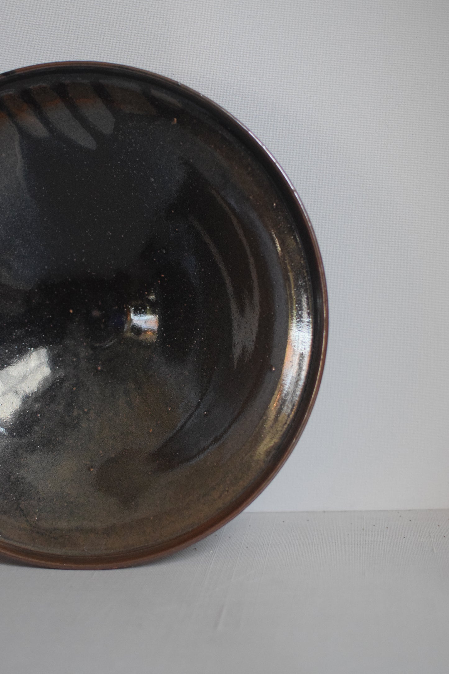 Dark Copper Fruit Bowl