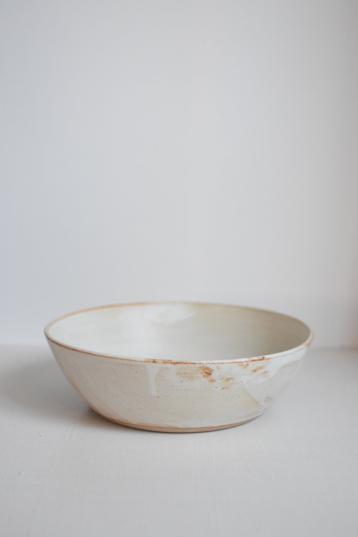 Seafoam White Bowl