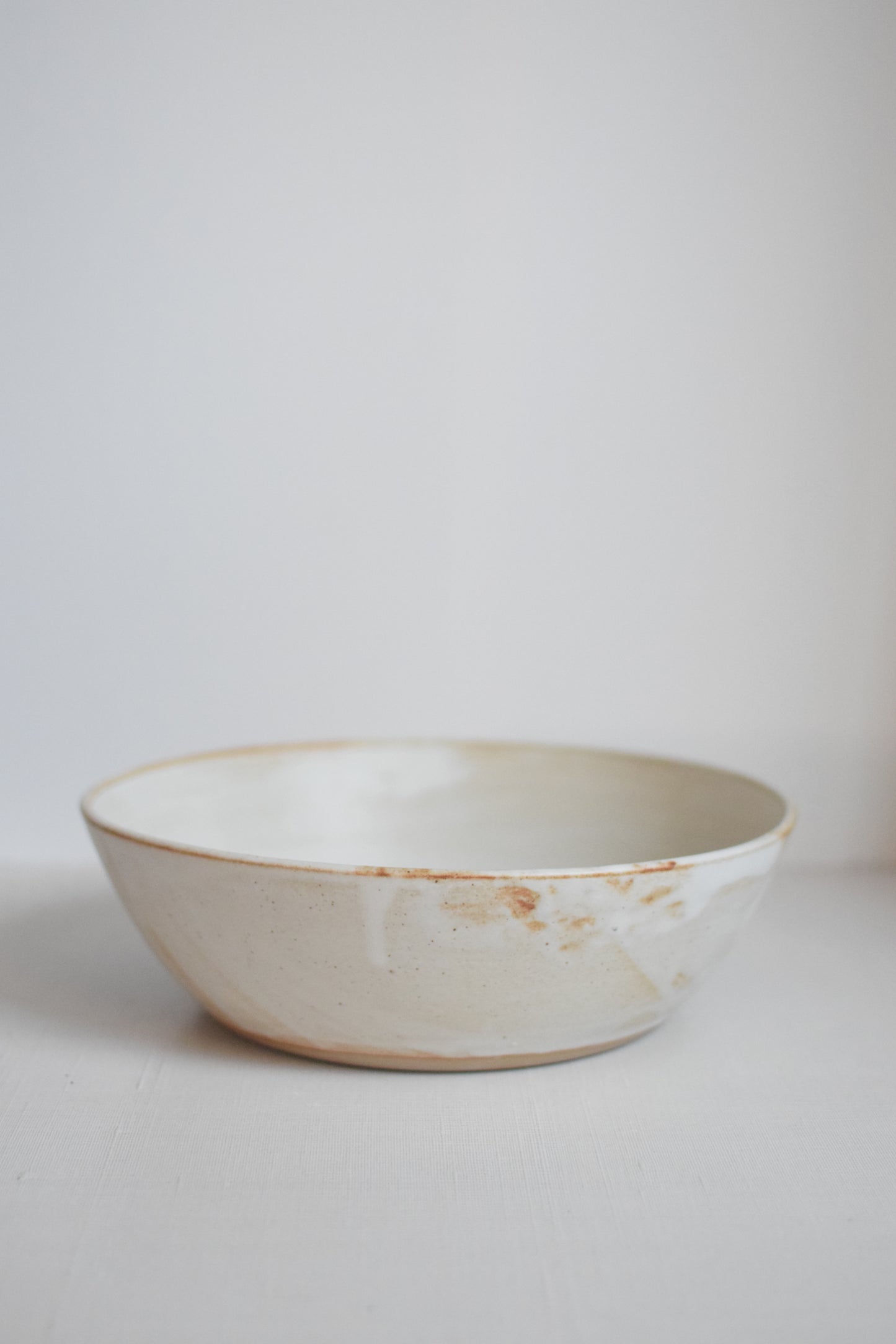 Seafoam White Bowl
