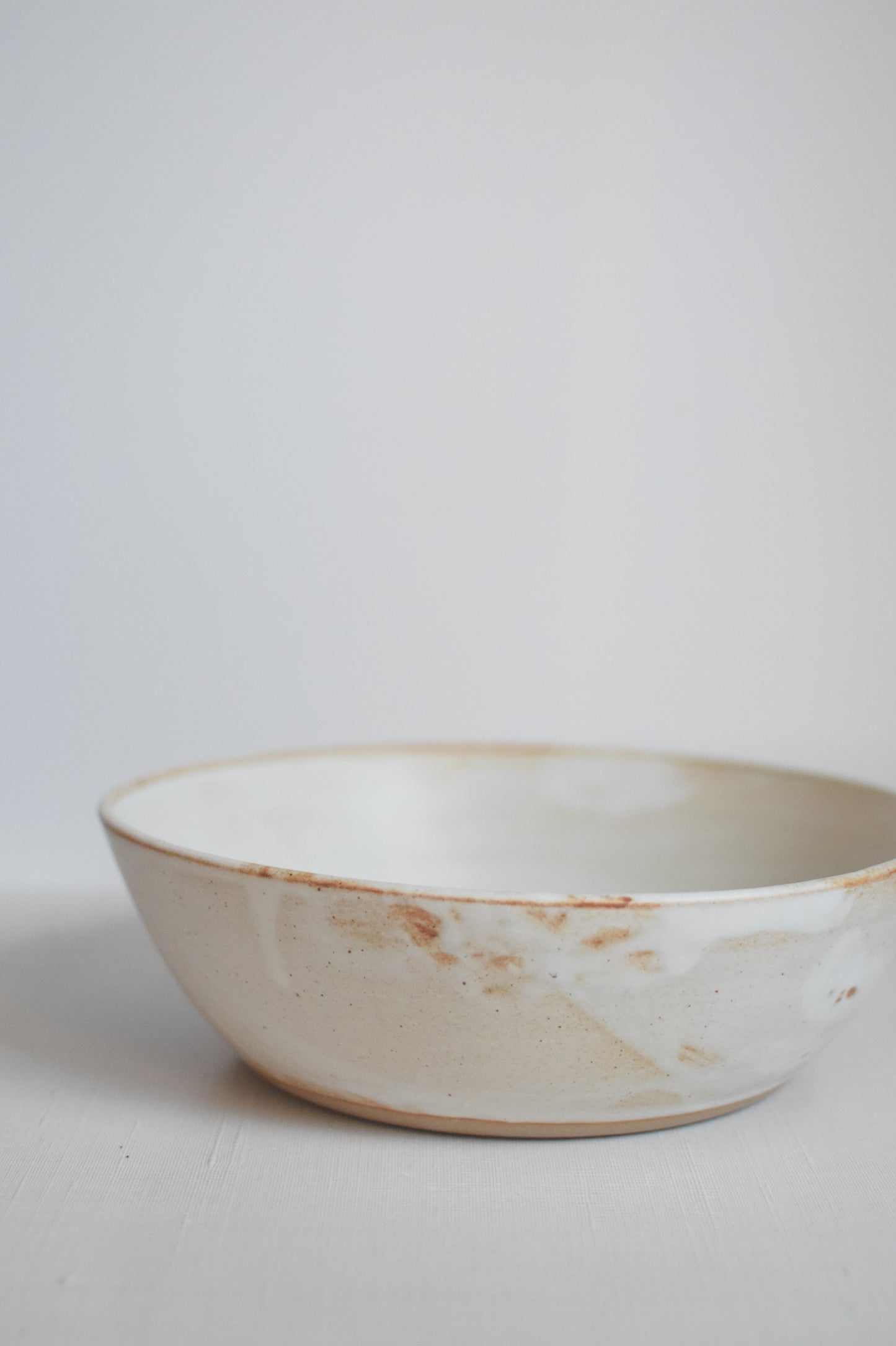 Seafoam White Bowl