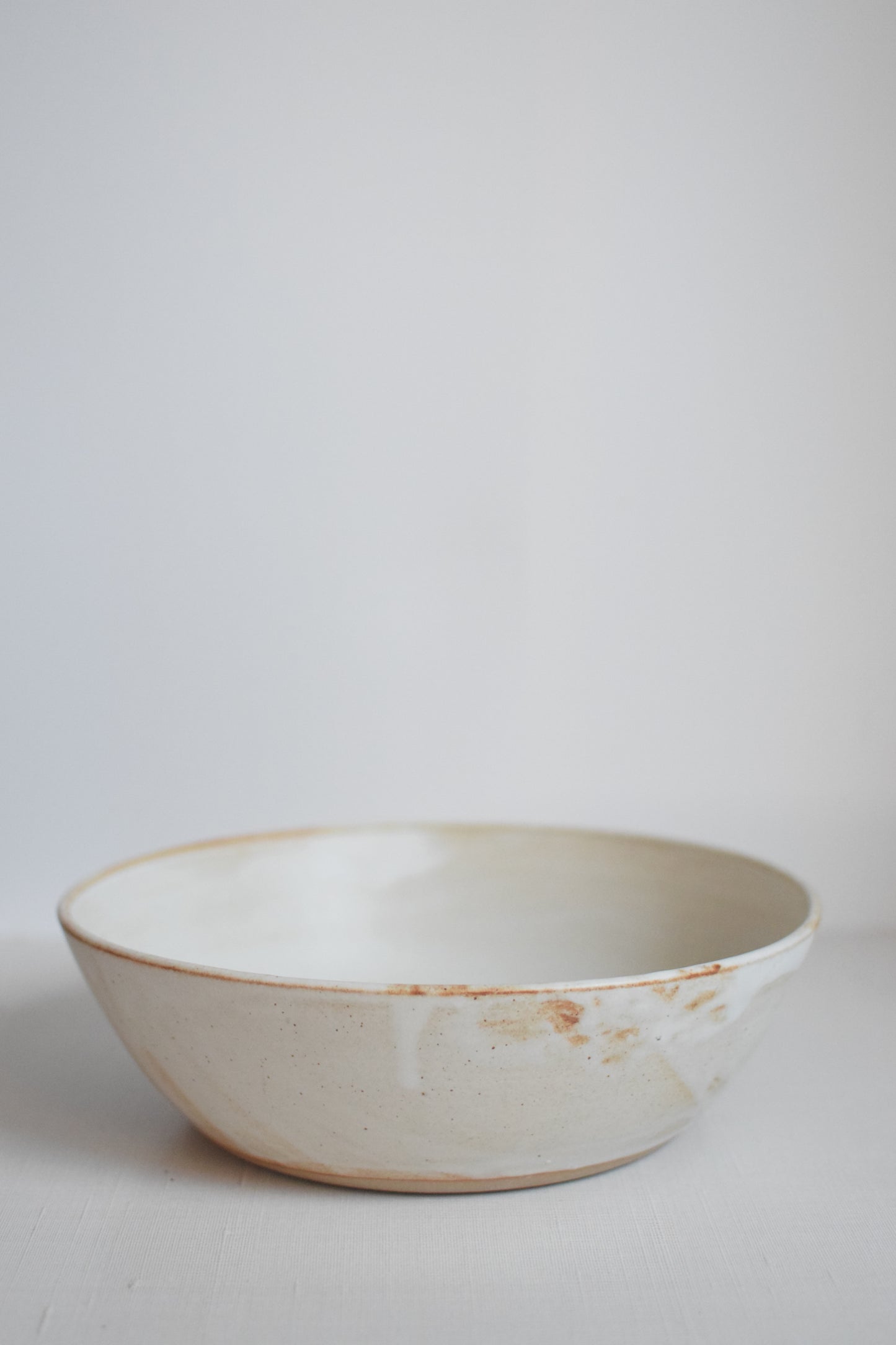 Seafoam White Bowl
