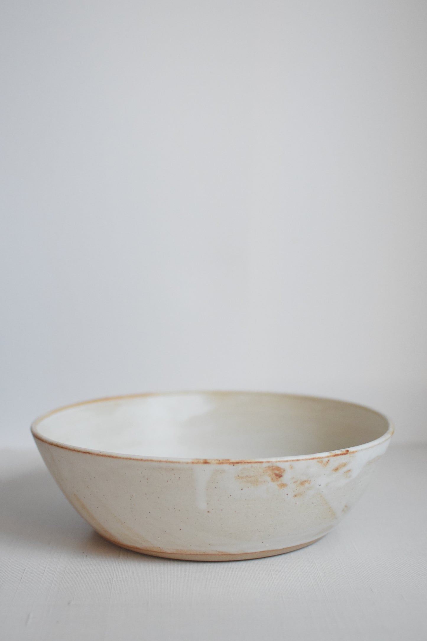Seafoam White Bowl