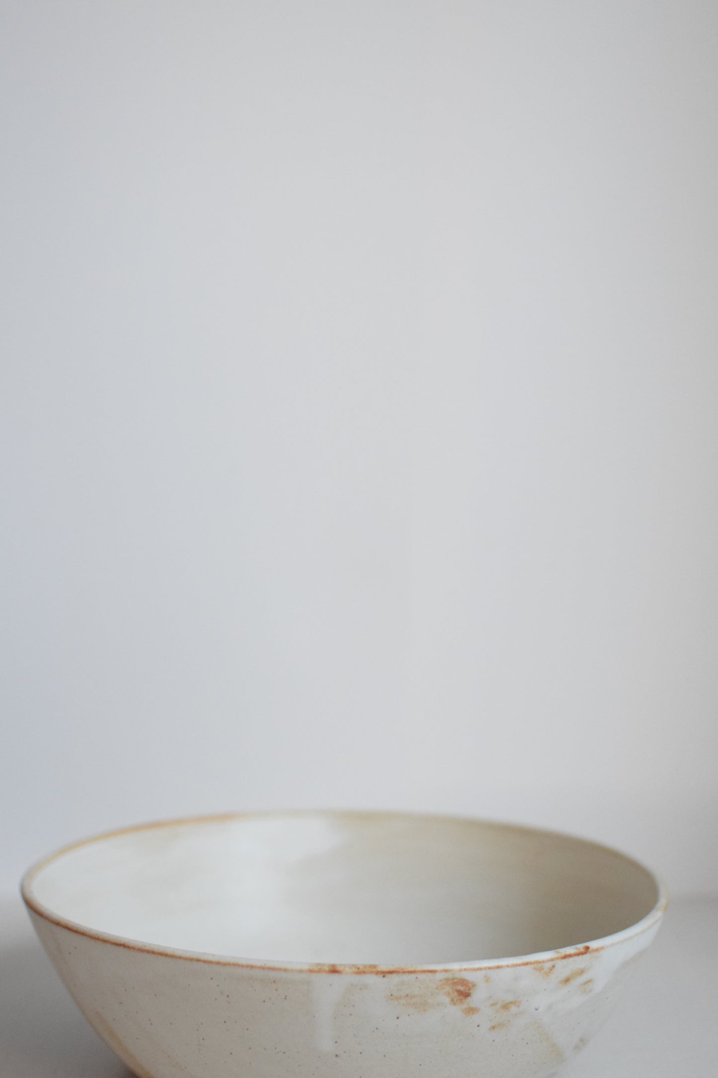 Seafoam White Bowl