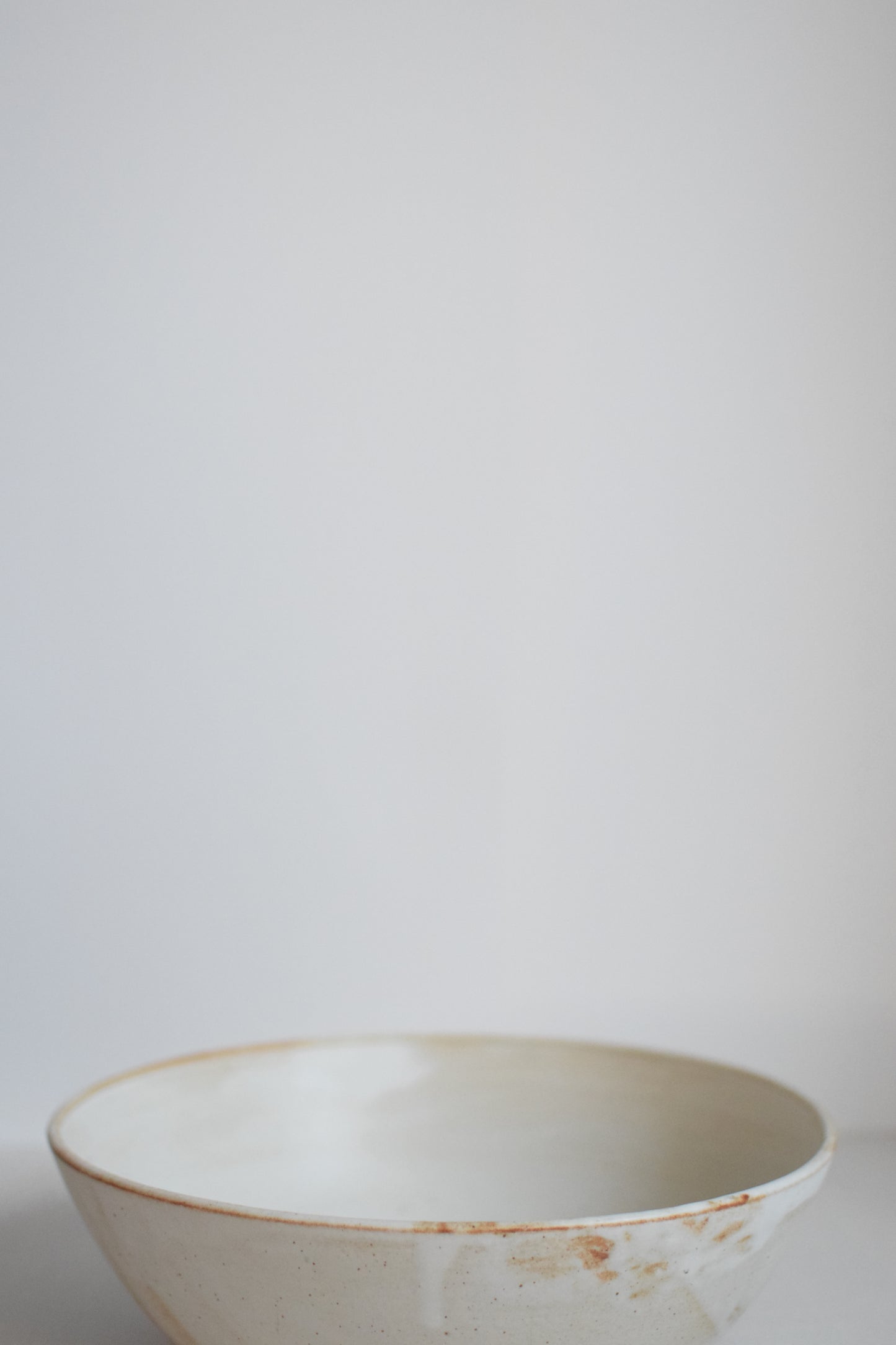 Seafoam White Bowl