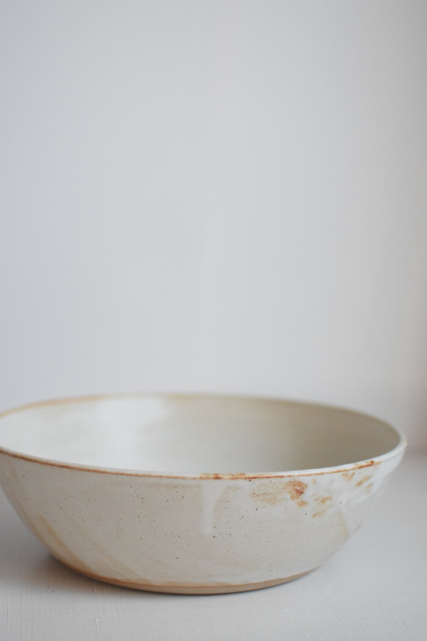 Seafoam White Bowl