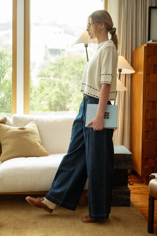 The Ava Denim Pants