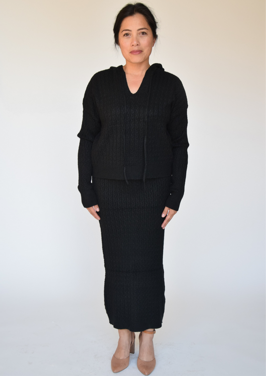 Adelaide Cable Knit Skirt