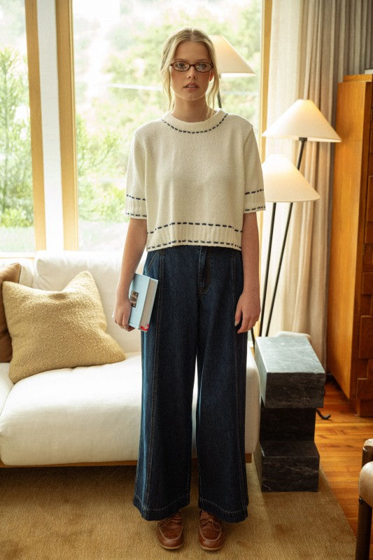 The Ava Denim Pants