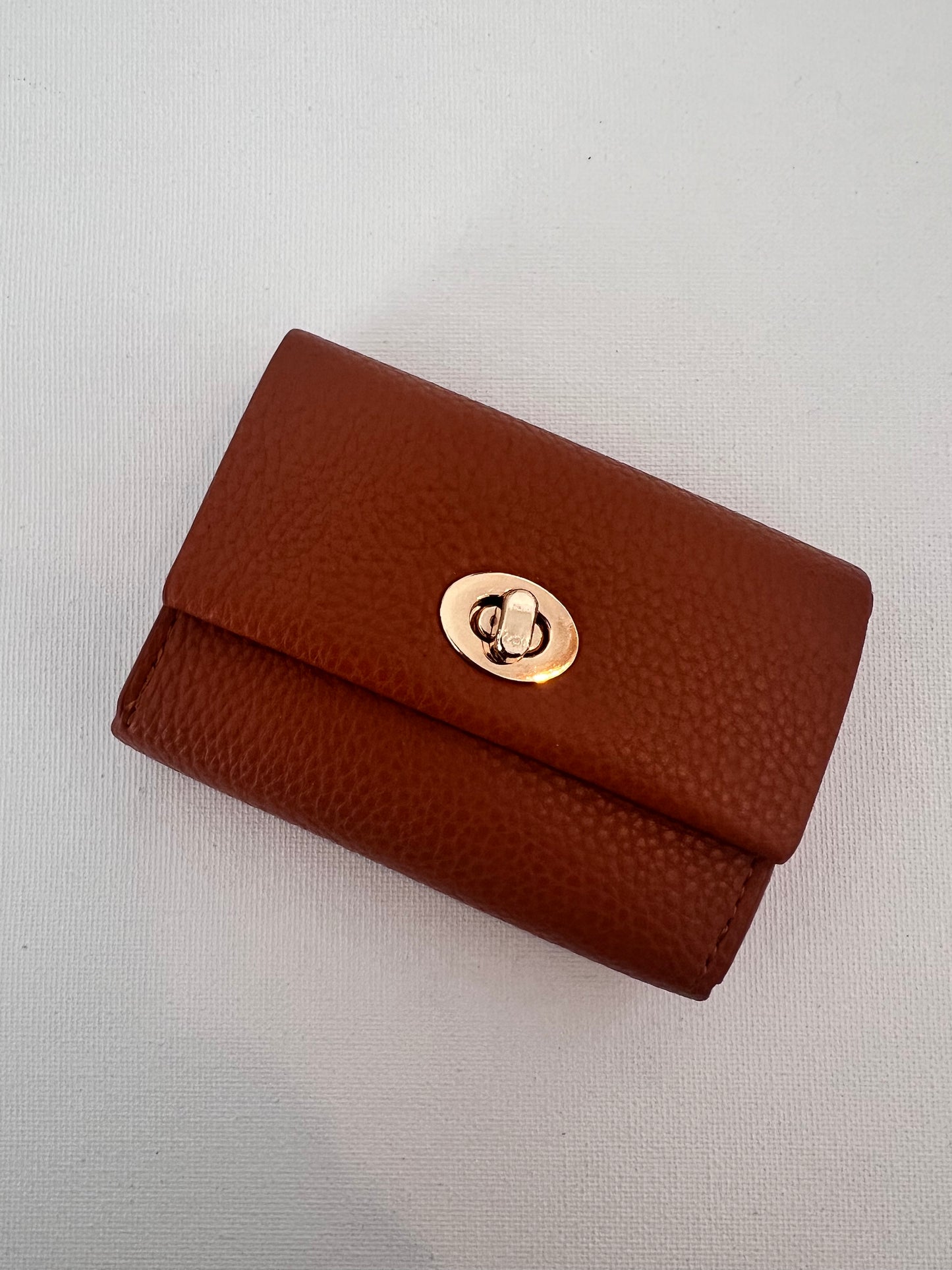 Vegan Buckle Card Wallet