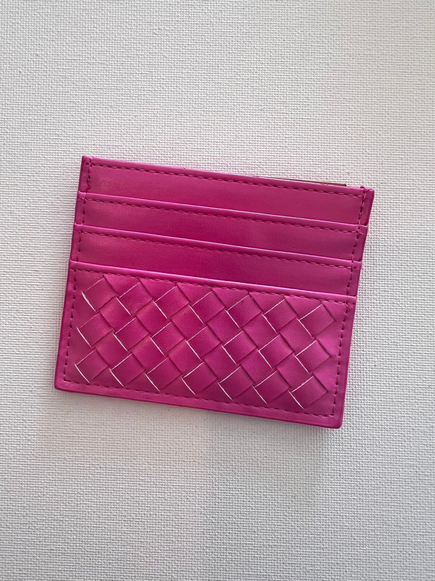 Vegan Woven Card Wallet