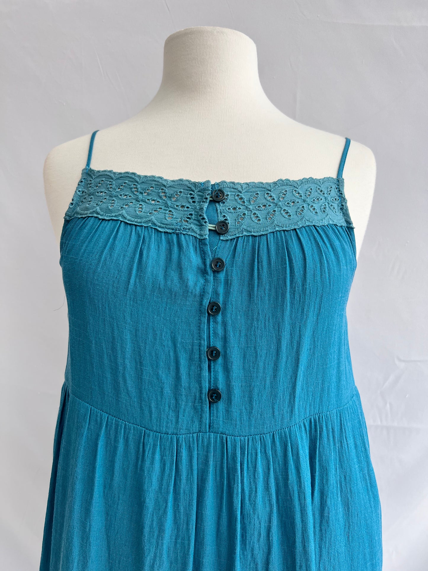 Darcy Teal Maxi Dress