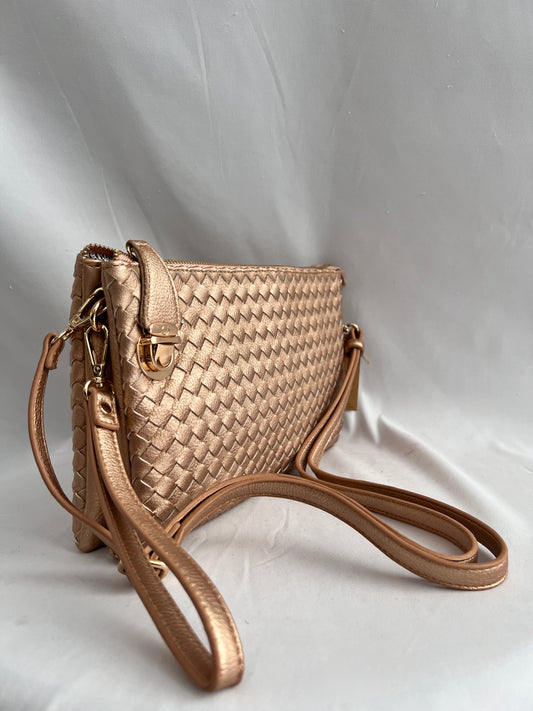 Millicent Vegan Woven Crossbody