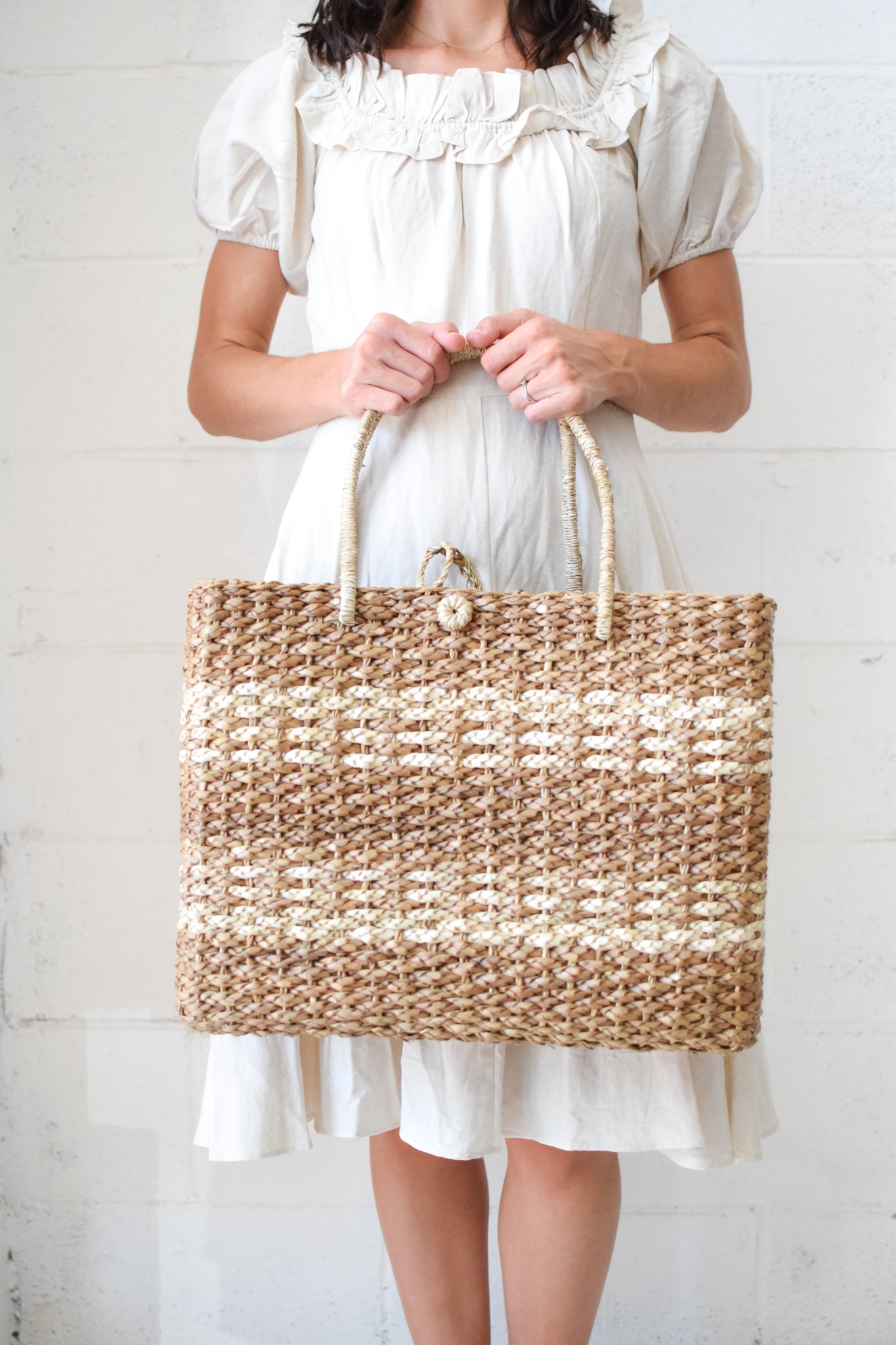 Cristobal Woven Tote Bag