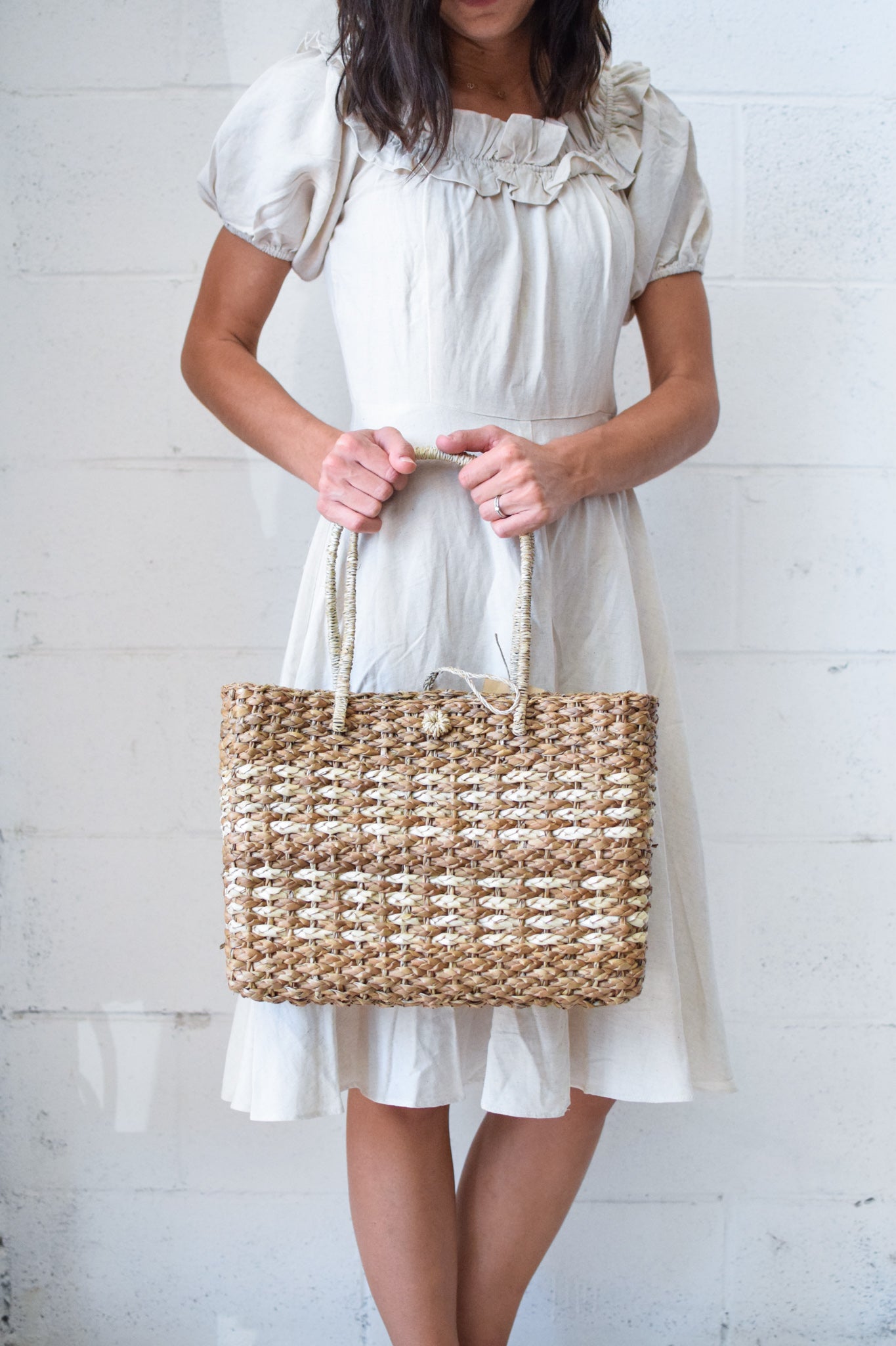 Cristobal Woven Tote Bag