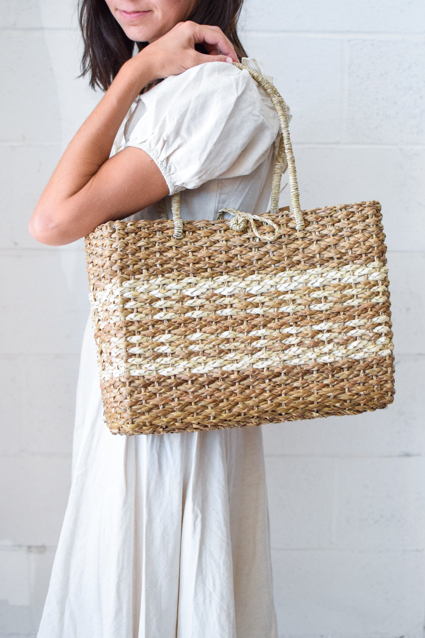 Cristobal Woven Tote Bag