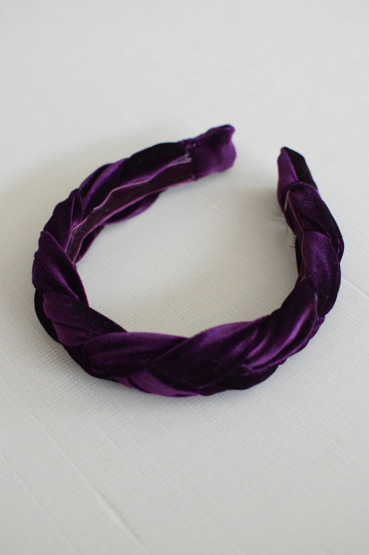 Miriam Braided Velvet Headband