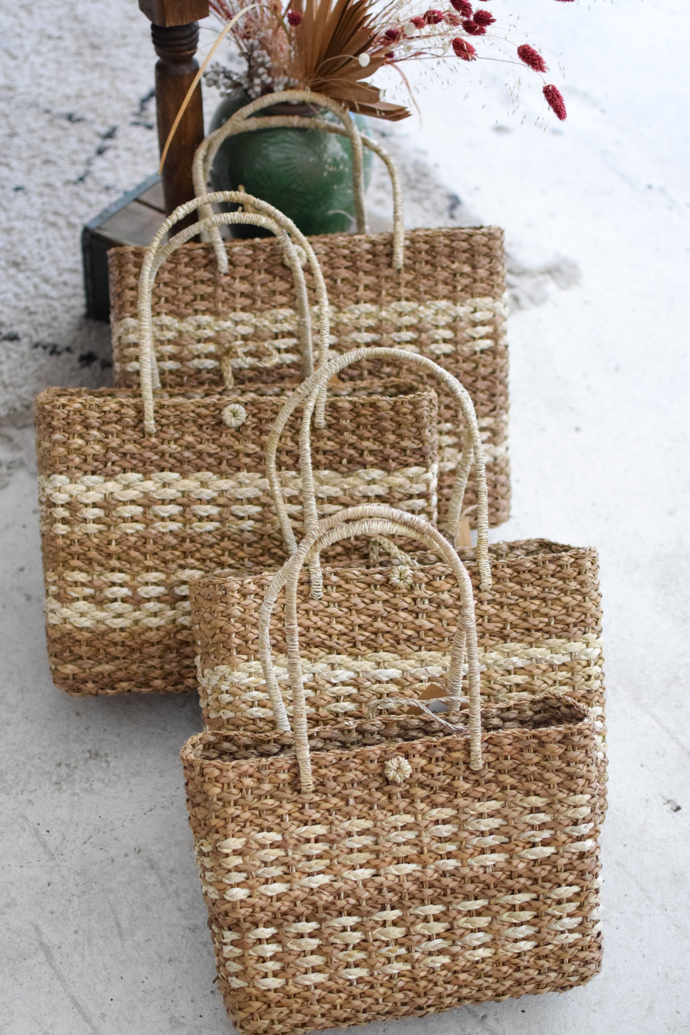 Cristobal Woven Tote Bag