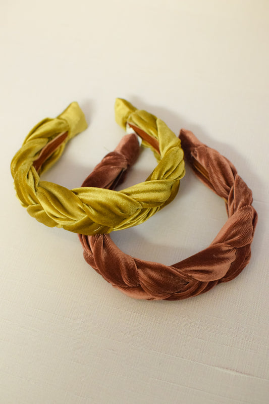 Brute Braided Velvet Headband