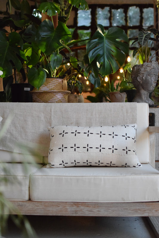 Anton Lumbar Mudcloth Pillow Cover