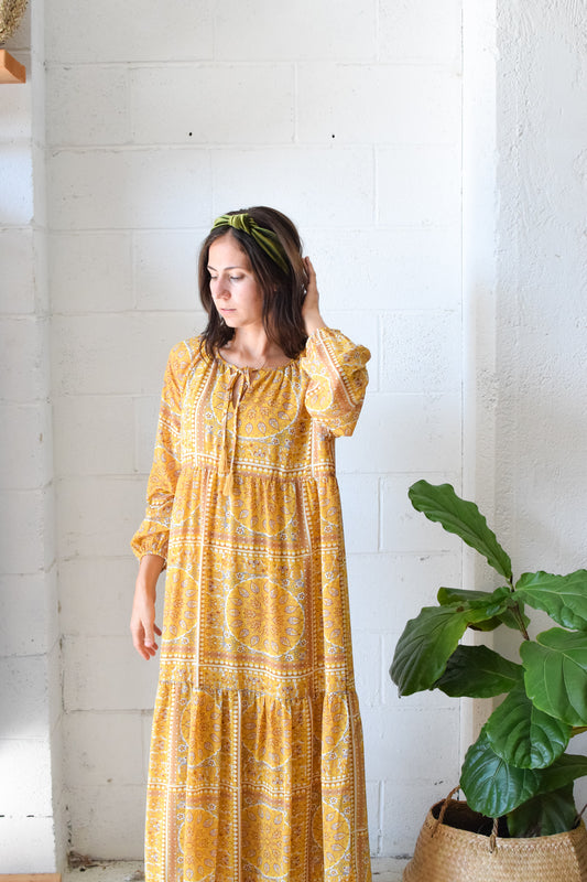 Blythe Boho Long-Sleeve Maxi