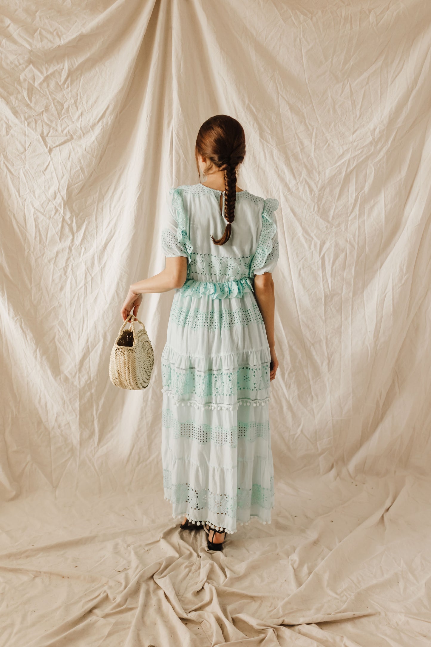 Turquoise Fiesta Maxi Dress