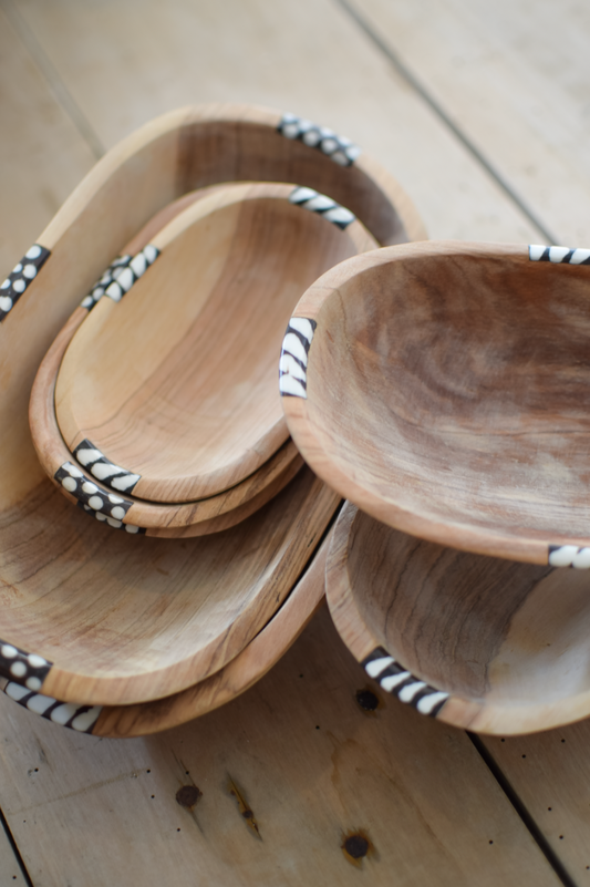 Bone Carved Bowls