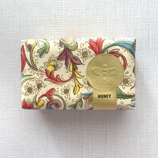 Florentine Paper Wrapped Soap (Honey) - 3.5oz